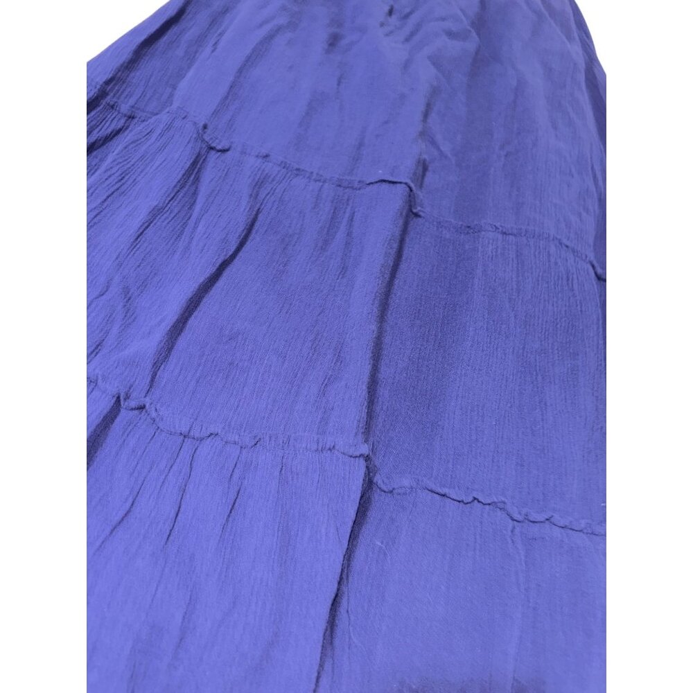 Old Navy Small Blue Boho Flowing Dress With Liner - Picture 2 of 5